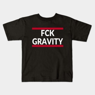 FCK Gravity climbing design Kids T-Shirt